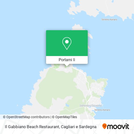 Mappa Il Gabbiano Beach Restaurant