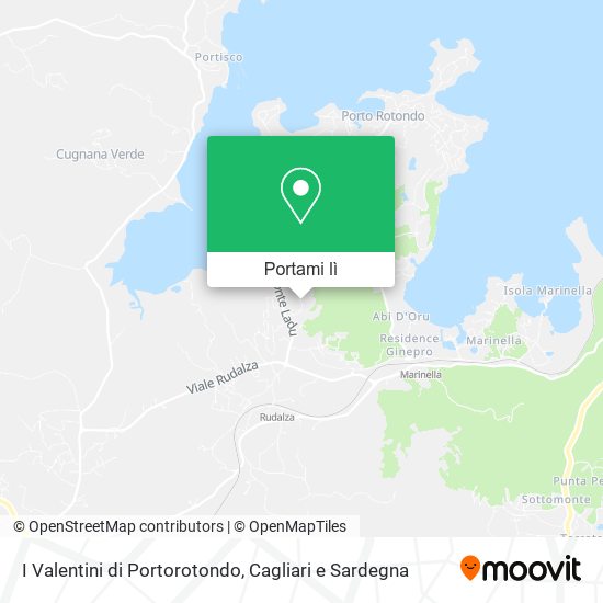 Mappa I Valentini di Portorotondo