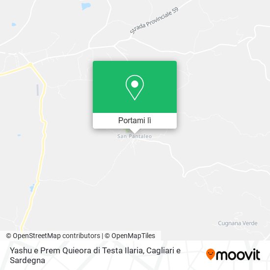 Mappa Yashu e Prem Quieora di Testa Ilaria