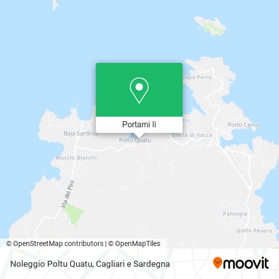 Mappa Noleggio Poltu Quatu