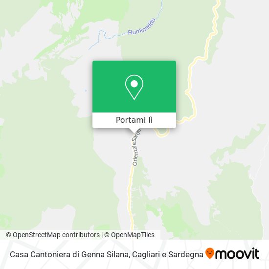 Mappa Casa Cantoniera di Genna Silana
