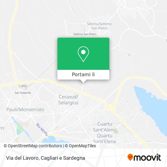 Mappa Via del Lavoro