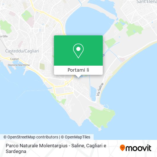 Mappa Parco Naturale Molentargius - Saline