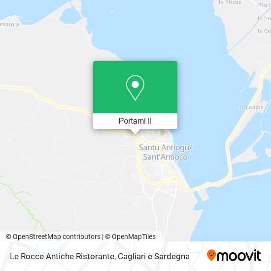 Mappa Le Rocce Antiche Ristorante