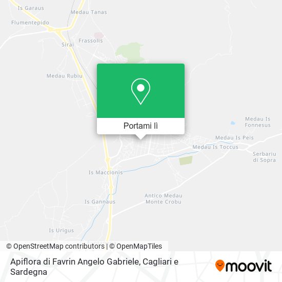 Mappa Apiflora di Favrin Angelo Gabriele