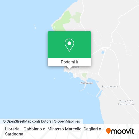 Mappa Libreria il Gabbiano di Minasso Marcello