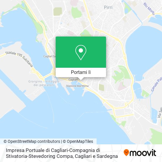 Mappa Impresa Portuale di Cagliari-Compagnia di Stivatoria-Stevedoring Compa