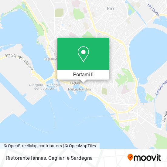 Mappa Ristorante Iannas