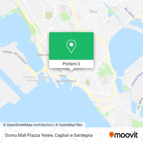 Mappa Domu Malì Piazza Yenne