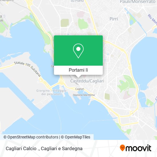 Mappa Cagliari Calcio .