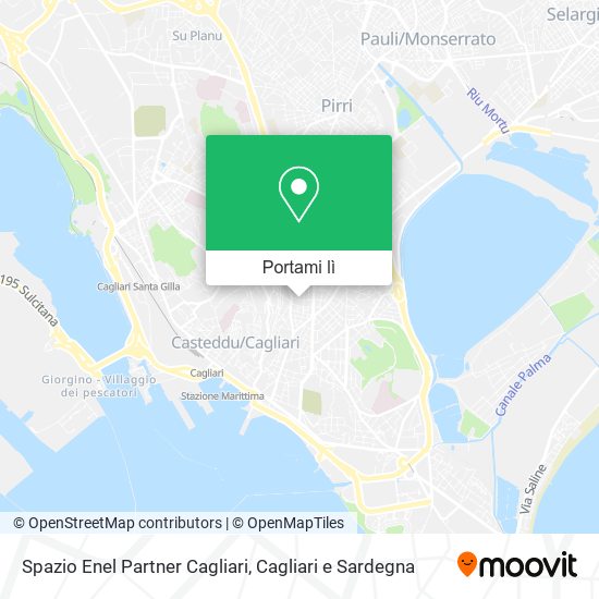 Mappa Spazio Enel Partner Cagliari