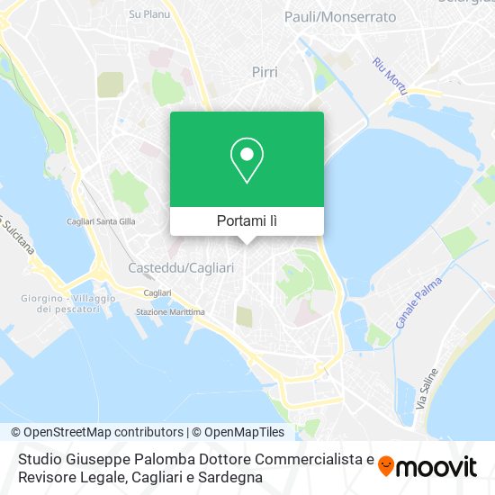 Mappa Studio Giuseppe Palomba Dottore Commercialista e Revisore Legale