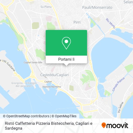 Mappa Ristó Caffetteria Pizzeria Bisteccheria
