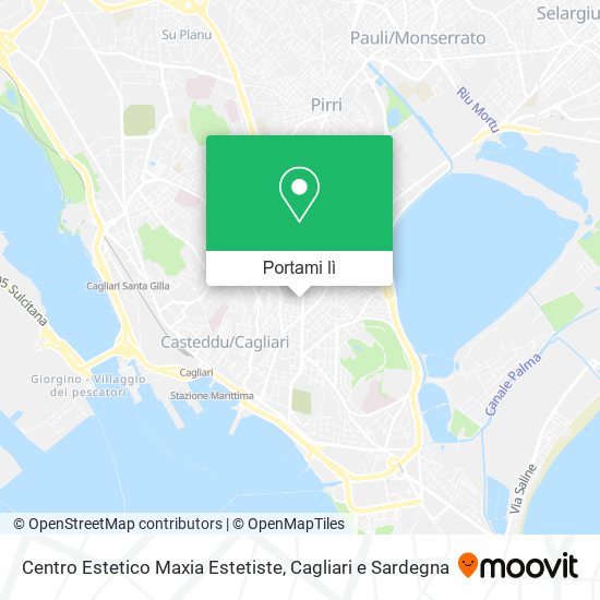 Mappa Centro Estetico Maxia Estetiste