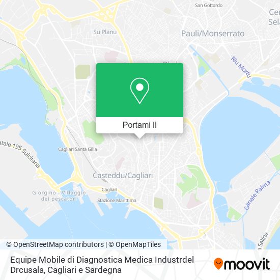 Mappa Equipe Mobile di Diagnostica Medica Industrdel Drcusala