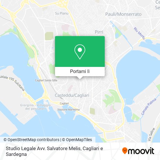Mappa Studio Legale Avv. Salvatore Melis