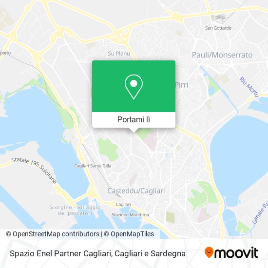 Mappa Spazio Enel Partner Cagliari