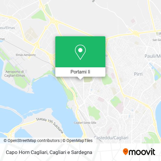 Mappa Capo Horn Cagliari