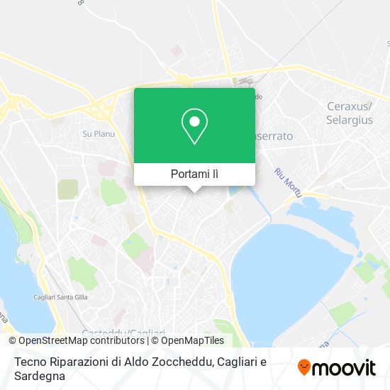 Mappa Tecno Riparazioni di Aldo Zoccheddu