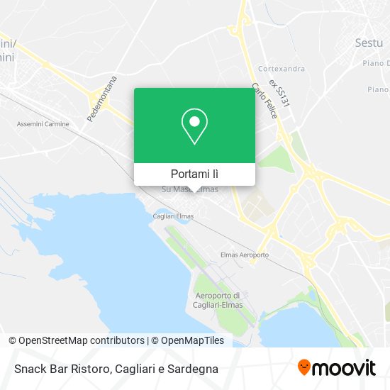 Mappa Snack Bar Ristoro