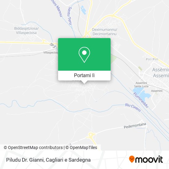 Mappa Piludu Dr. Gianni