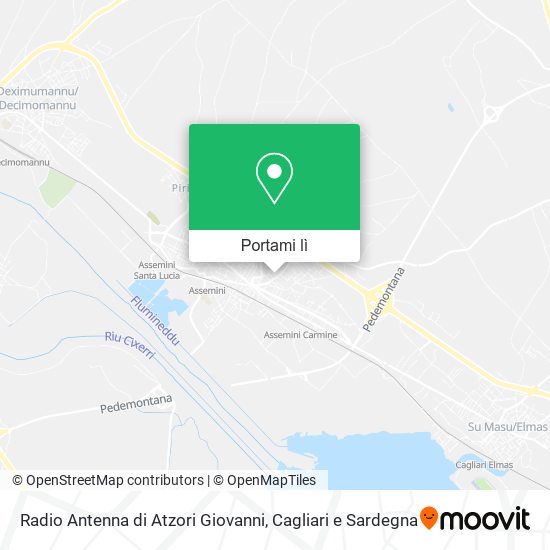 Mappa Radio Antenna di Atzori Giovanni