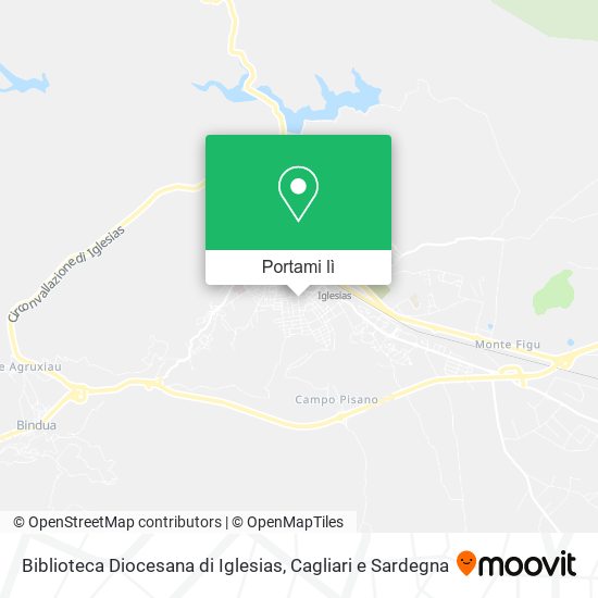 Mappa Biblioteca Diocesana di Iglesias