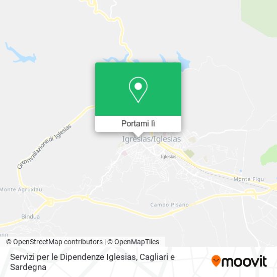 Mappa Servizi per le Dipendenze Iglesias