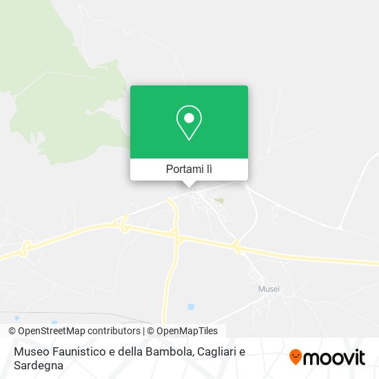 Mappa Museo Faunistico e della Bambola