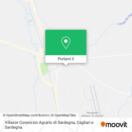 Mappa Villasor Consorzio Agrario di Sardegna