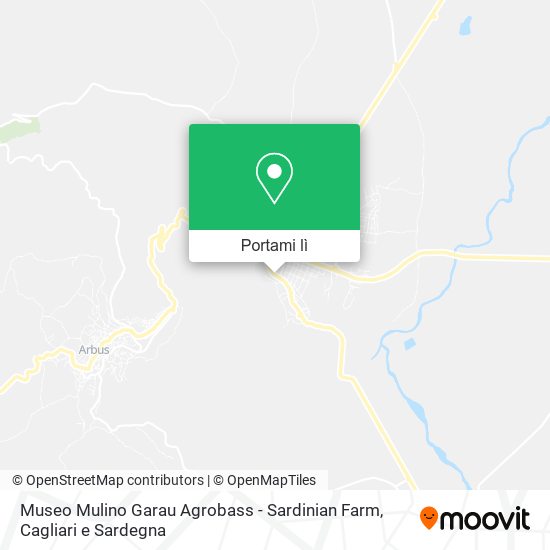 Mappa Museo Mulino Garau Agrobass - Sardinian Farm