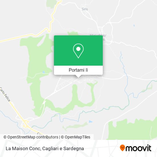 Mappa La Maison Conc