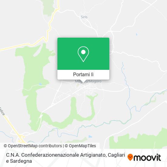 Mappa C.N.A. Confederazionenazionale Artigianato
