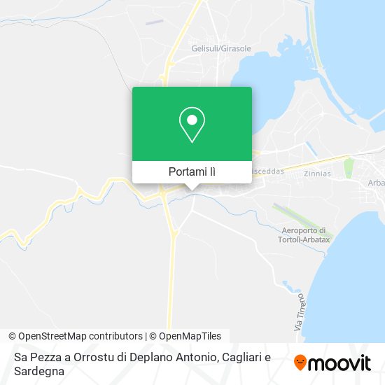 Mappa Sa Pezza a Orrostu di Deplano Antonio