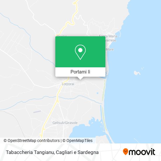 Mappa Tabaccheria Tangianu