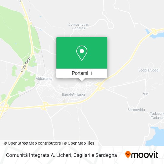 Mappa Comunità Integrata A. Licheri