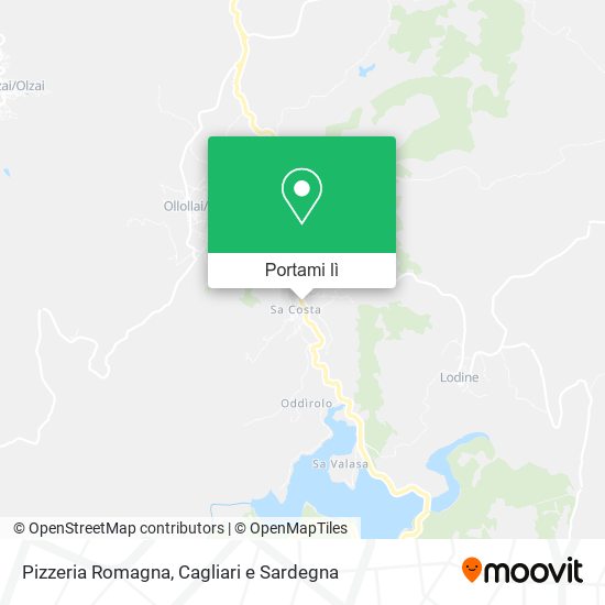 Mappa Pizzeria Romagna