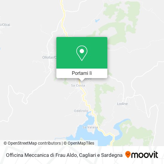 Mappa Officina Meccanica di Frau Aldo