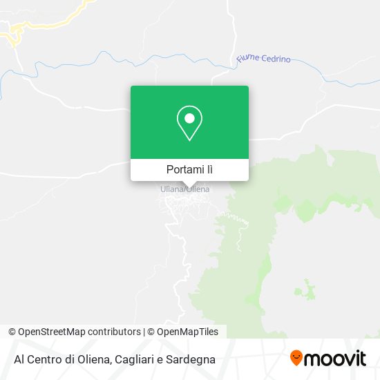 Mappa Al Centro di Oliena