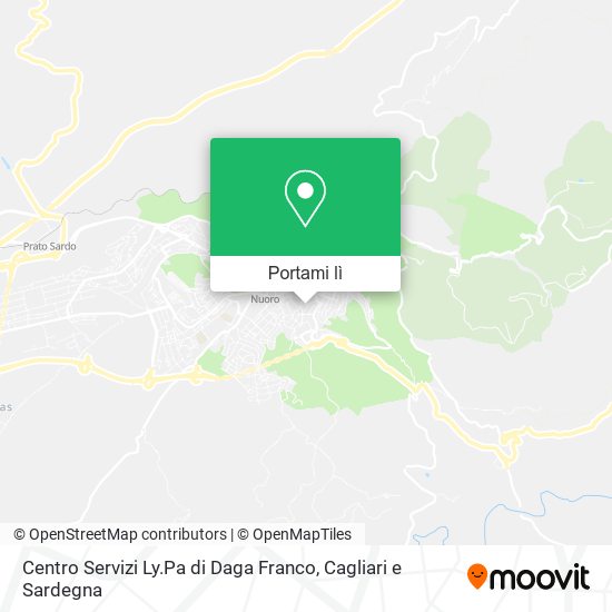 Mappa Centro Servizi Ly.Pa di Daga Franco