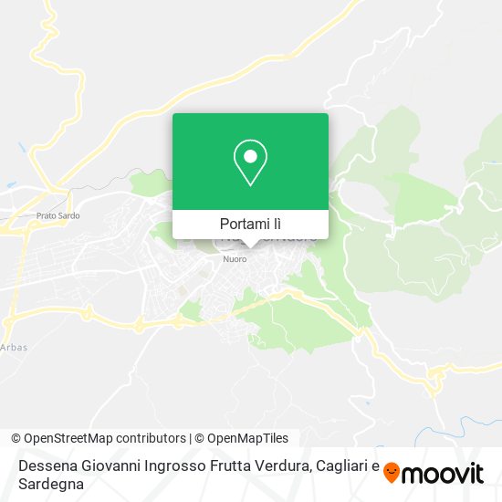 Mappa Dessena Giovanni Ingrosso Frutta Verdura