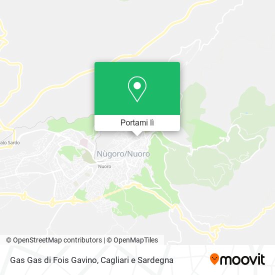 Mappa Gas Gas di Fois Gavino