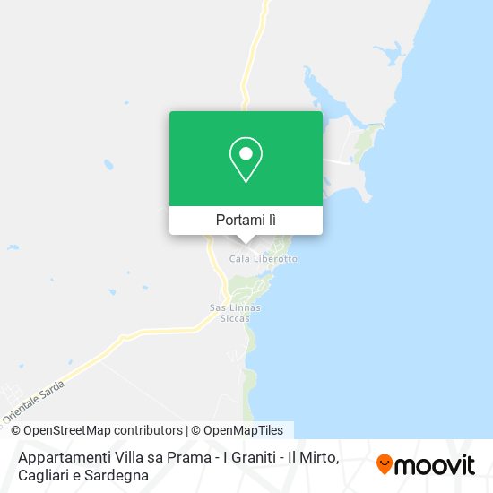 Mappa Appartamenti Villa sa Prama - I Graniti - Il Mirto