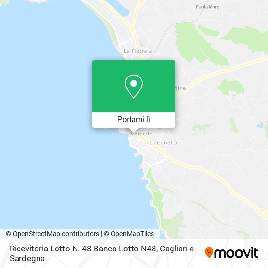 Mappa Ricevitoria Lotto N. 48 Banco Lotto N48