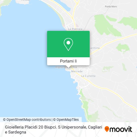 Mappa Gioielleria Placidi 20 Biupci. S Unipersonale