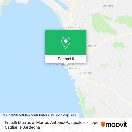 Mappa Fratelli Marras di Marras Antonio-Pasquale e Filippo