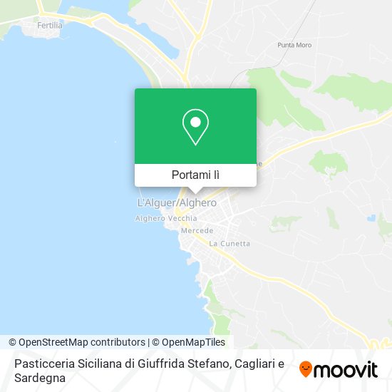 Mappa Pasticceria Siciliana di Giuffrida Stefano