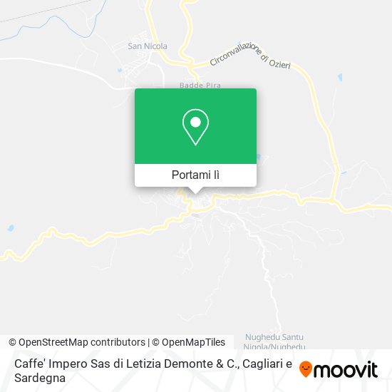 Mappa Caffe' Impero Sas di Letizia Demonte & C.