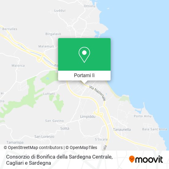 Mappa Consorzio di Bonifica della Sardegna Centrale