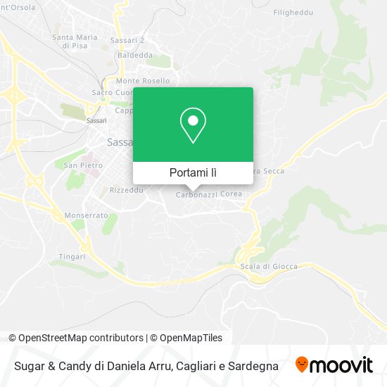 Mappa Sugar & Candy di Daniela Arru